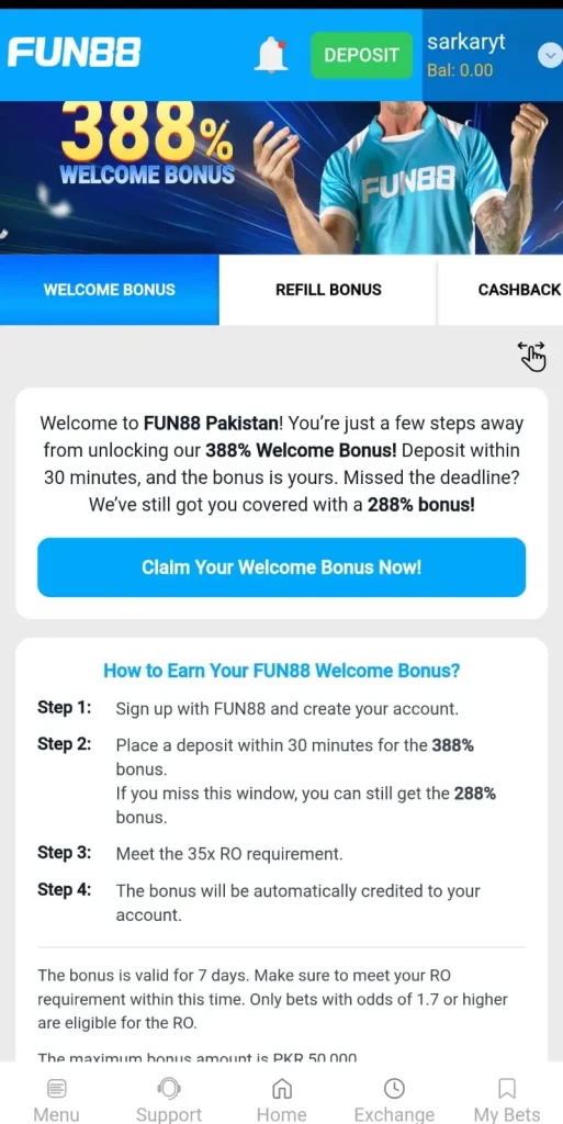 fun88-game-bonuses